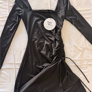 Princess Polly Black Long Sleeve Dress
